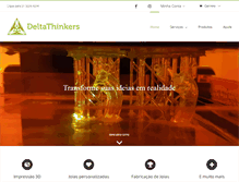 Tablet Screenshot of deltathinkers.com